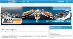 Desktop Screenshot of jasco-logistics.com