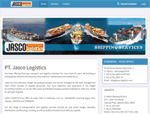 Tablet Screenshot of jasco-logistics.com